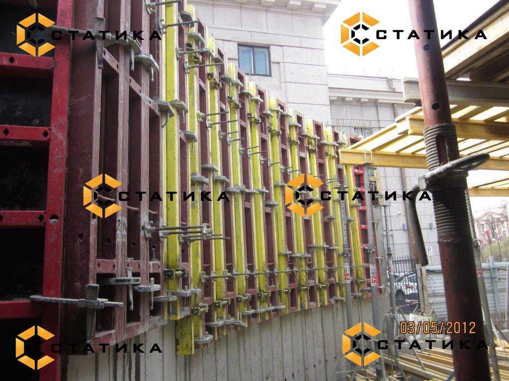 Из чего делают радиусную опалубку, картинка